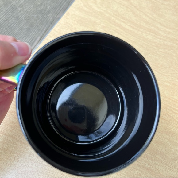 Starbucks 2020 Fall Black Iridescent Ceramic Rose 14 OZ Mug - Picture 8 of 16